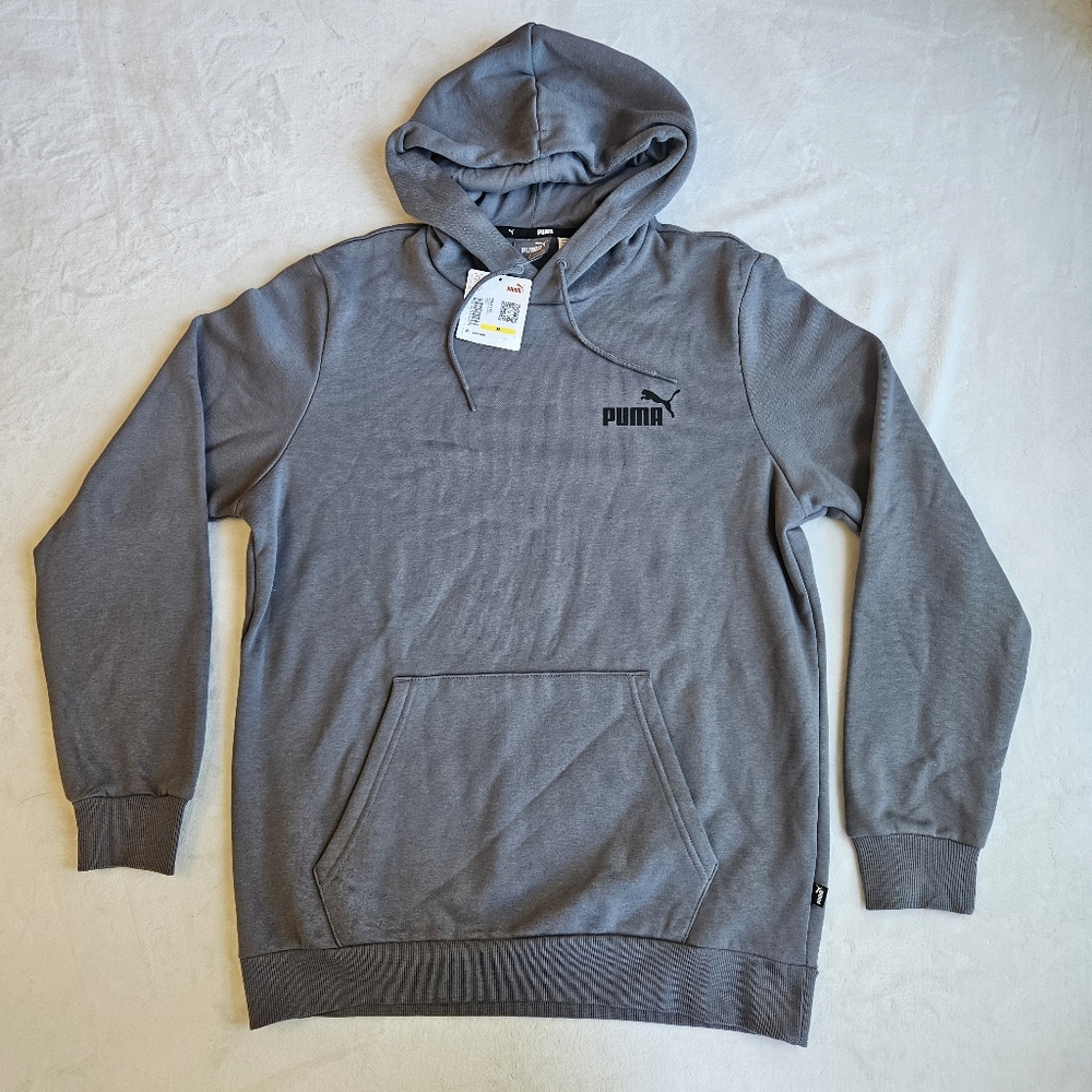 Puma  Logo  Hoodie-Grey Heather NWT SIZE MEDIUM